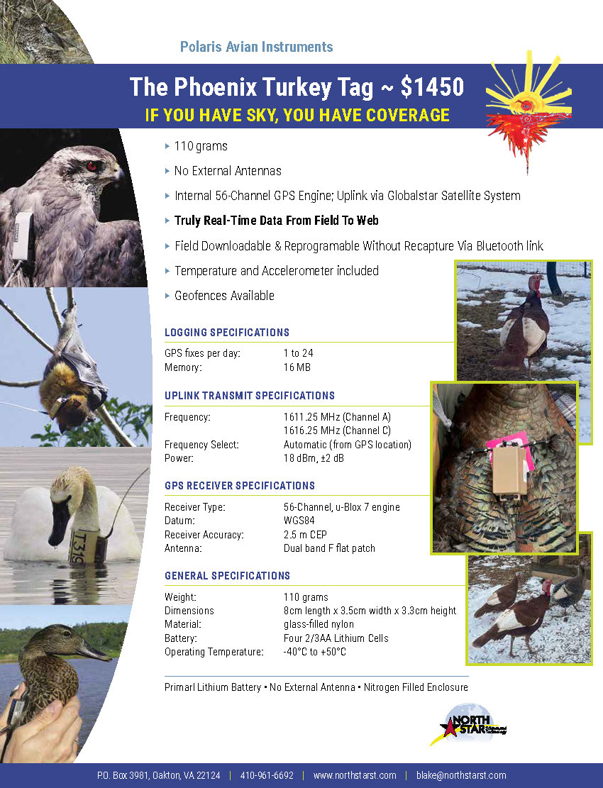 Turkey Tag Email PHOENIX Turkey Tag – North Star Science and Technology